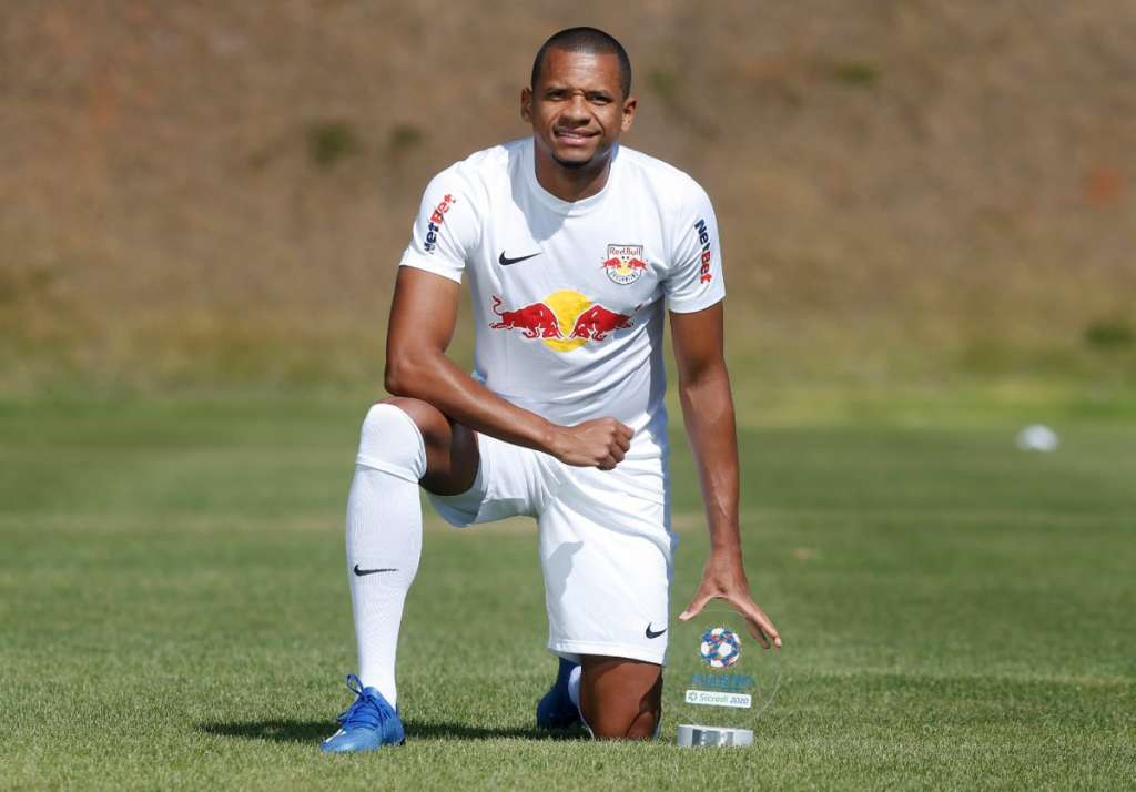 Edimar com a camisa do RB Bragantino