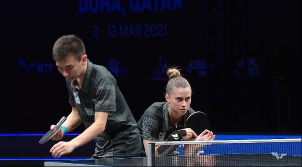 Tênis de Mesa: Dupla mista brasileira cai nas quartas de evento em Doha