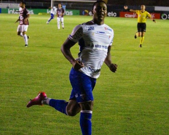 David anotou seu gol. (Foto: Bruno Oliveira / Fortaleza) David anotou seu gol. (Foto: Bruno Oliveira / Fortaleza)