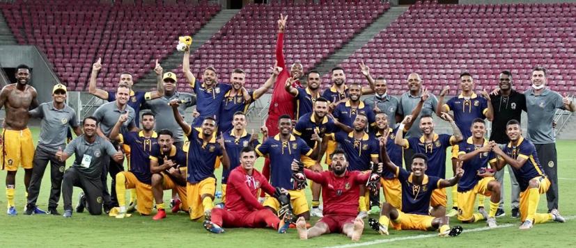 RETRÔ  festeja vaga inédita na segunda fase da Copa do Brasil