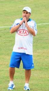 Série B: Gilson Kleina repete time durante treino do Palmeiras