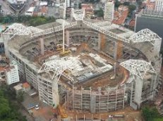 Série B: Estádio do Palmeiras chega a 65% de obras concluídas
