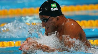 Natação: Felipe Lima fatura bronze nos 100m peito em Barcelona