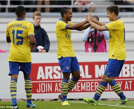 Inglês: Arsenal fecha pré-temporada com vitória sobre o City