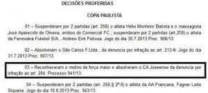 Copa Paulista: Jogadores de time “fujão” cobram salários atrasados