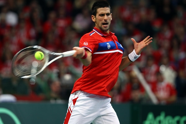 Tênis: Djokovic vence Raonic e empata semifinal da Davis