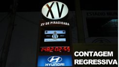 Copa Paulista: XV de Piracicaba inaugurou o Relógio do Centenário