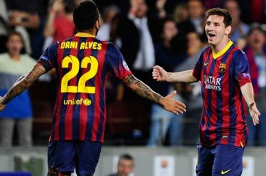 LIGA DOS CAMPEÕES: Messi faz 3 gols e comanda goleada do Barça