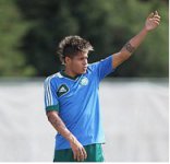 Série B: Contundido, atacante desfalca Palmeiras diante do Sport