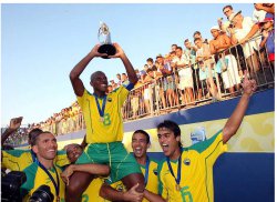 Brasil encara a Ucrânia pela Copa do Mundo de Beach Soccer