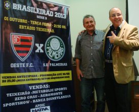 Oeste x Palmeiras - É para lotar o Teixeirão!