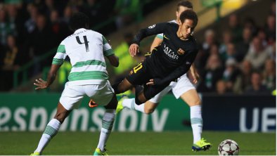 Liga dos Campeões: Técnico do Celtic critica comportamento de Neymar