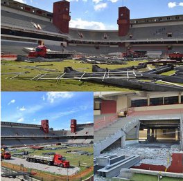 Copa do Mundo: Embargada, obra da Arena da Baixada recebe inspeção