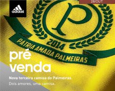 Netshoes inicia pré-venda exclusiva da nova camisa do Palmeiras