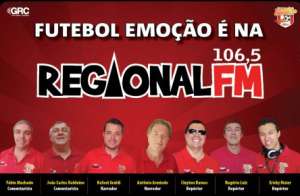 Rádio Regional FM e FI transmitem jogos da Série B do Brasileiro