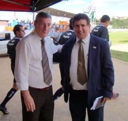 Homens fortes da arbitragem paulista acompanharam Atibaia e Matonense