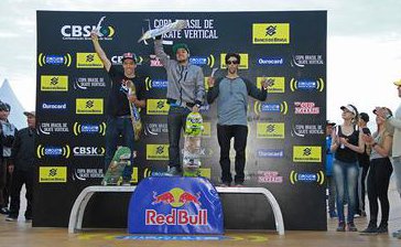 Skate: Sandro Dias, da Red Bull, mantém liderança após duas etapas na Copa Brasil