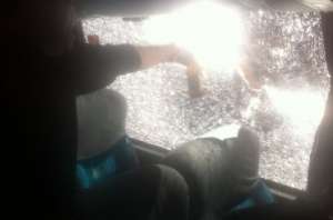 Série C: Ônibus do Luverdense é apedrejado dentro do Estádio Centenário