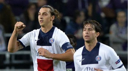 LIGA DOS CAMPEÕES: PSG goleia na Bélgica com quatro gols de Ibrahimovic