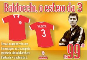 Campeão mundial será homenageado pelo Batatais com camisa retrô