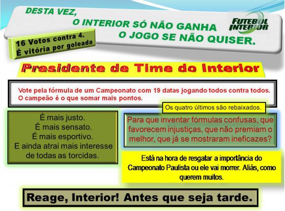 PAULISTÃO 2014: Lusa vai continuar Lusinha e Interior desmoralizado ?