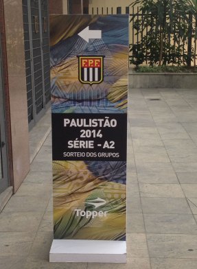 BOMBA! Placa de aviso na FPF indica que A2 deve ter o mesmo formato do Paulistão