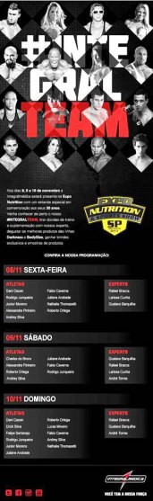 Integralmédica, na Exponutrition de 08 a 10 de novembro no Expo Center Norte