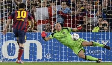 LIGA DOS CAMPEÕES: Barcelona vence Milan e garante vaga nas oitavas