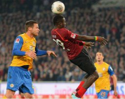 ALEMÃO: Hannover empata com Braunschweig e segue mal na Bundesliga