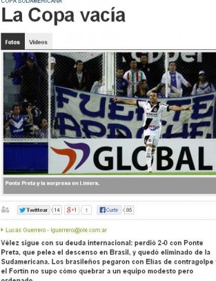 Blog do Ari: Ponte Preta é notícia na imprensa internacional