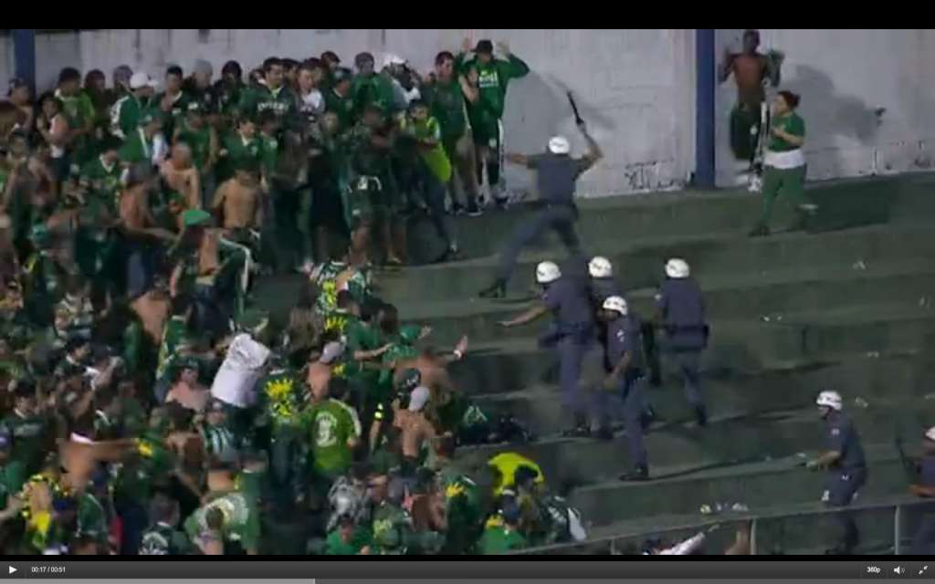 Confusão generalizada marca duelo entre Portuguesa e Coritiba