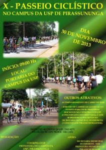 X Passeio ciclístico no Campus da USP de Pirassununga