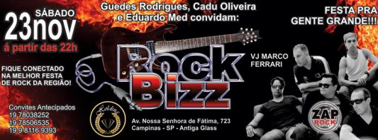 Rock Bizz acontece neste sábado e promete agitar Campinas, SP