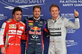 F1: Vettel supera temporal e fatura pole do GP do Brasil