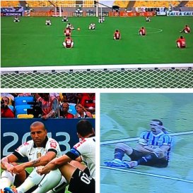 Mais uma vez, rodada do Brasileirão é marcada por protestos do Bom Senso FC