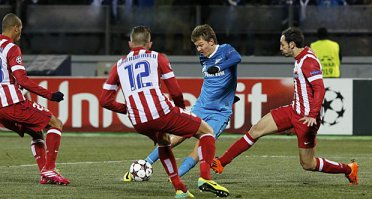 LIGA DOS CAMPEÕES: Classificado, Atlético de Madrid empata na Rússia