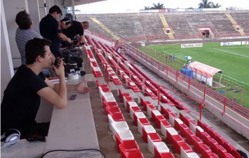Bastidores: Imprensa começa ‘invasão’ ao Estádio do Mogi Mirim