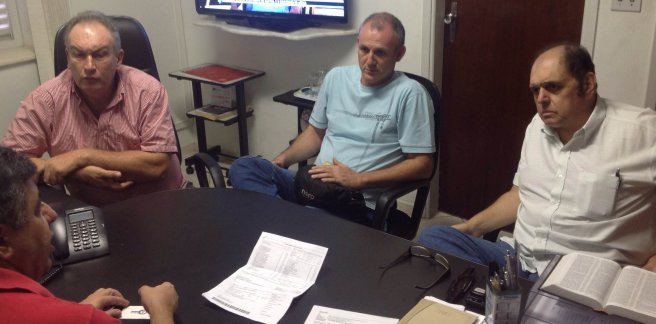 Futebol Interior recebe representantes da Rede Vida, Engenho 7 e Rede Drogal