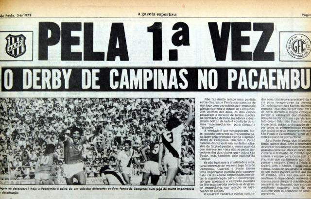 Palco da decisão desta quarta, Pacaembu já recebeu jogo histórico da Ponte