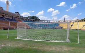 Pacaembu se prepara para receber Ponte Preta x Lanús