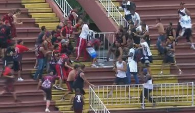 Em súmula, juiz diz não saber qual torcida iniciou briga