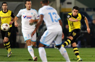 LIGA DOS CAMPEÕES: Dortmund marca no fim, tira Napoli e avança com Arsenal