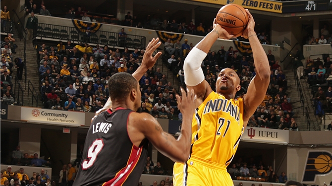 NBA: Pacers bate Heat e abre vantagem na ponta