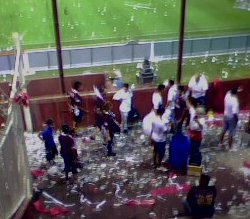 Papéis picados foram arma secreta de Lanús na decisão da Sul-Americana