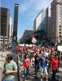 Rivais reforçam protesto da Lusa contra STJD e fecham avenida Paulista