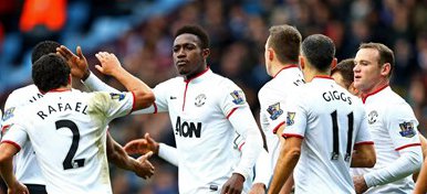INGLÊS: Manchester United faz 3 a 0 no Aston Villa fora de casa