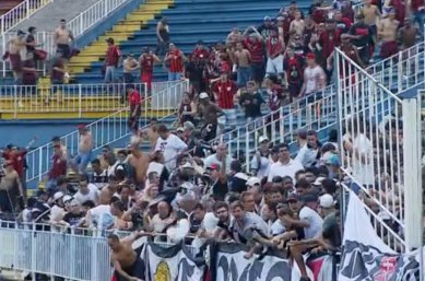 Polícia de SC recebe lista com 28 atleticanos brigões