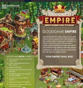 Em parceria com a Goodgame, Portal FI fornece dois jogos aos internautas