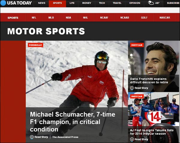 Procurador pede suposto vídeo da queda de Schumacher