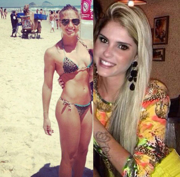 FOTOS! Esportista brasileiro é visto ao lado de duas loiraças